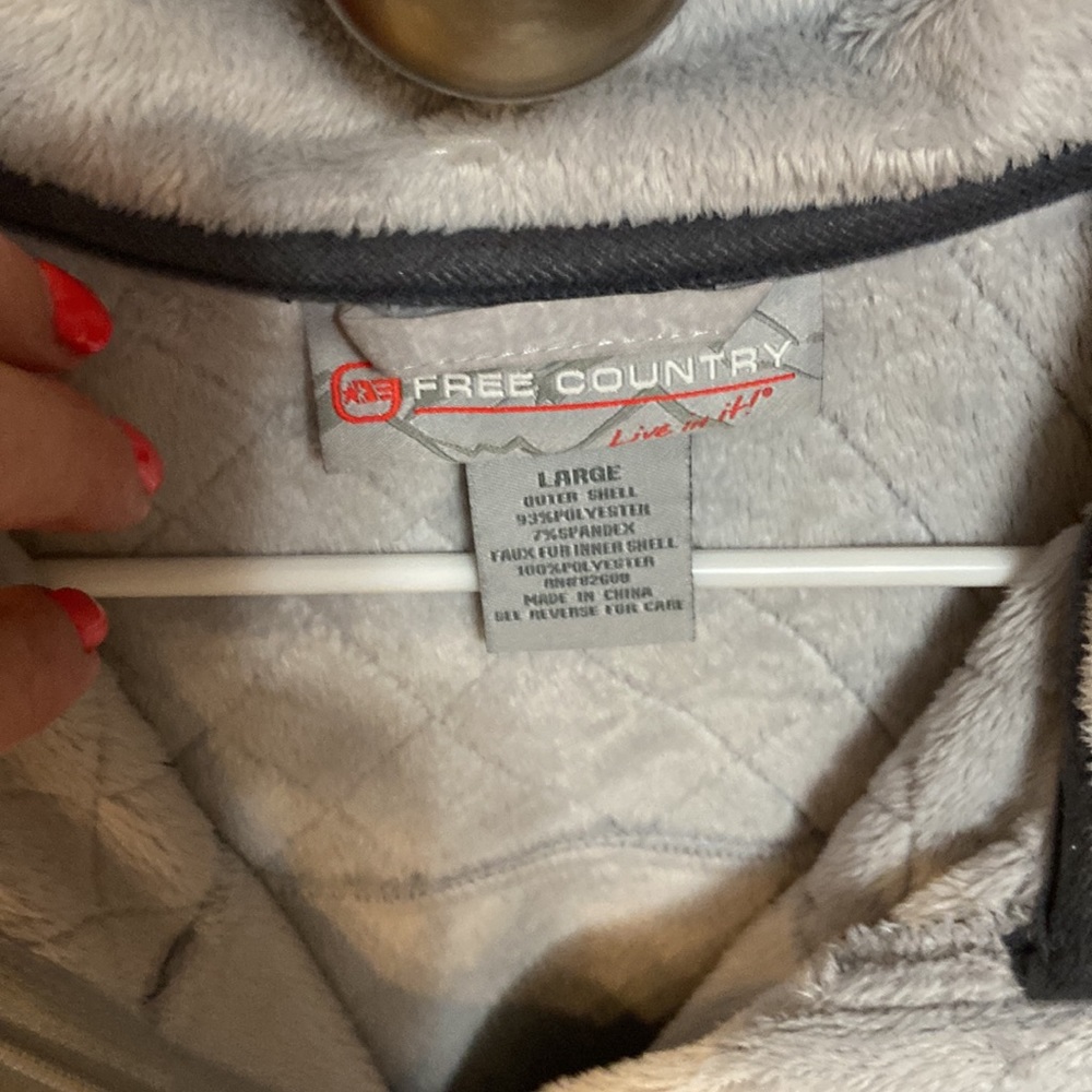 Free Country women’s gray jacket size large. - Picture 3 of 3